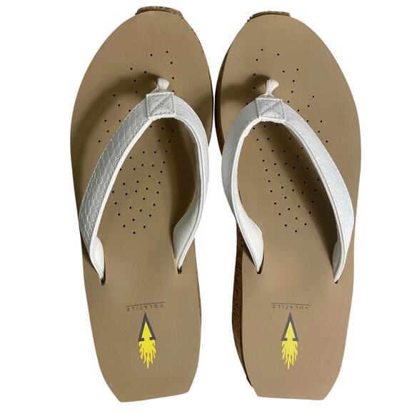 Volatile Women's Neville Flip Flops SIze 11 - Picture 3 of 6